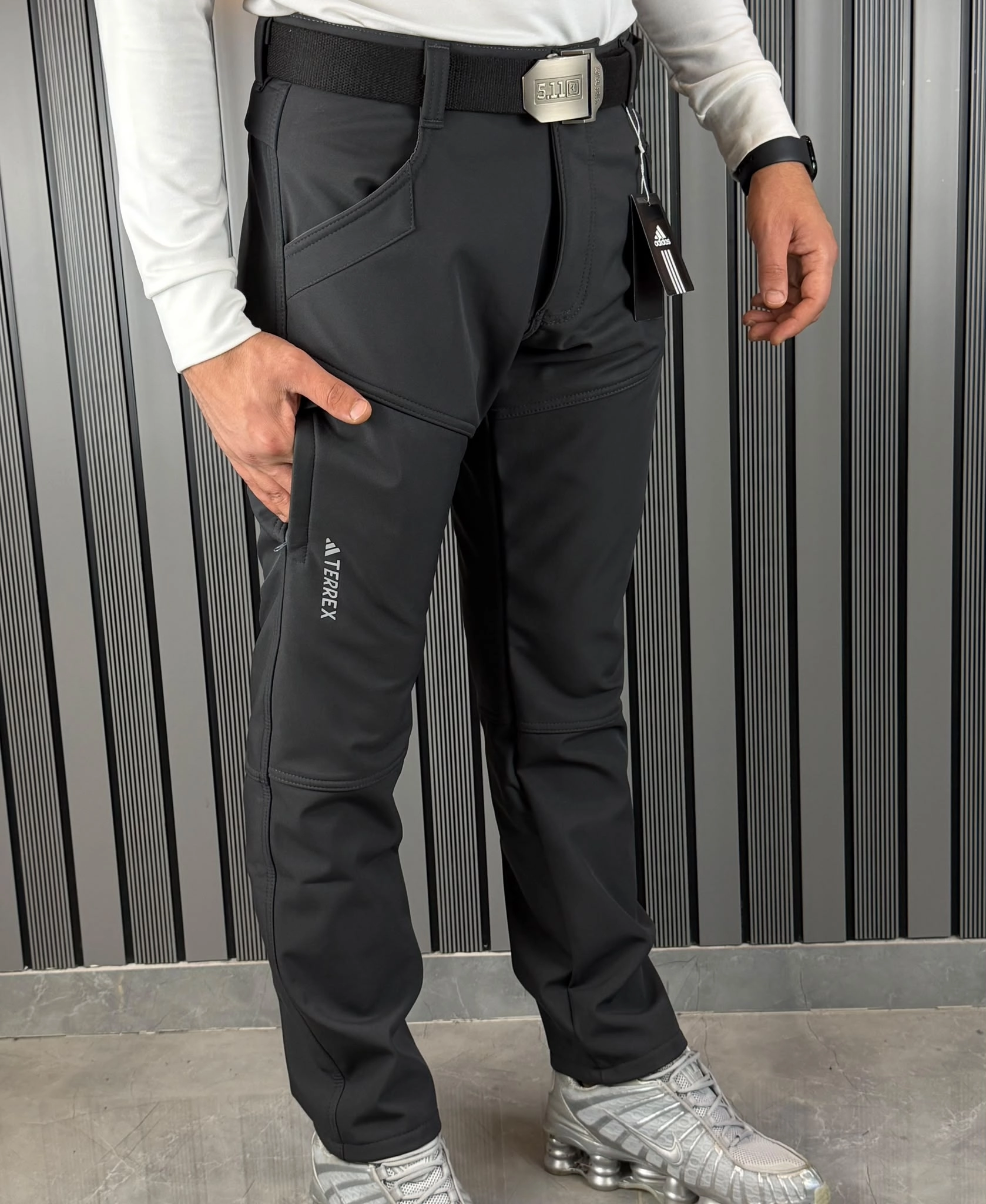 Adidas terrex Outdoor kargocep cargocep içi polar sıvı ve rüzgar geçirmez kışlık pantolon