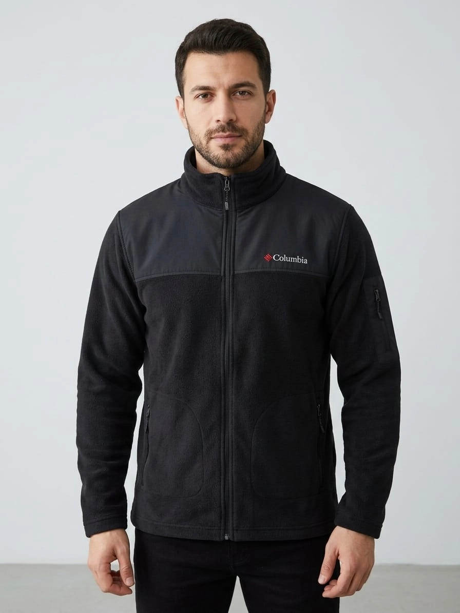 COLOMBİA POLAR 3 İPLİK FERMUARLI ÜST TARAF SOFT JEL ÜÇ FEEMUARLI CEP SWEAT