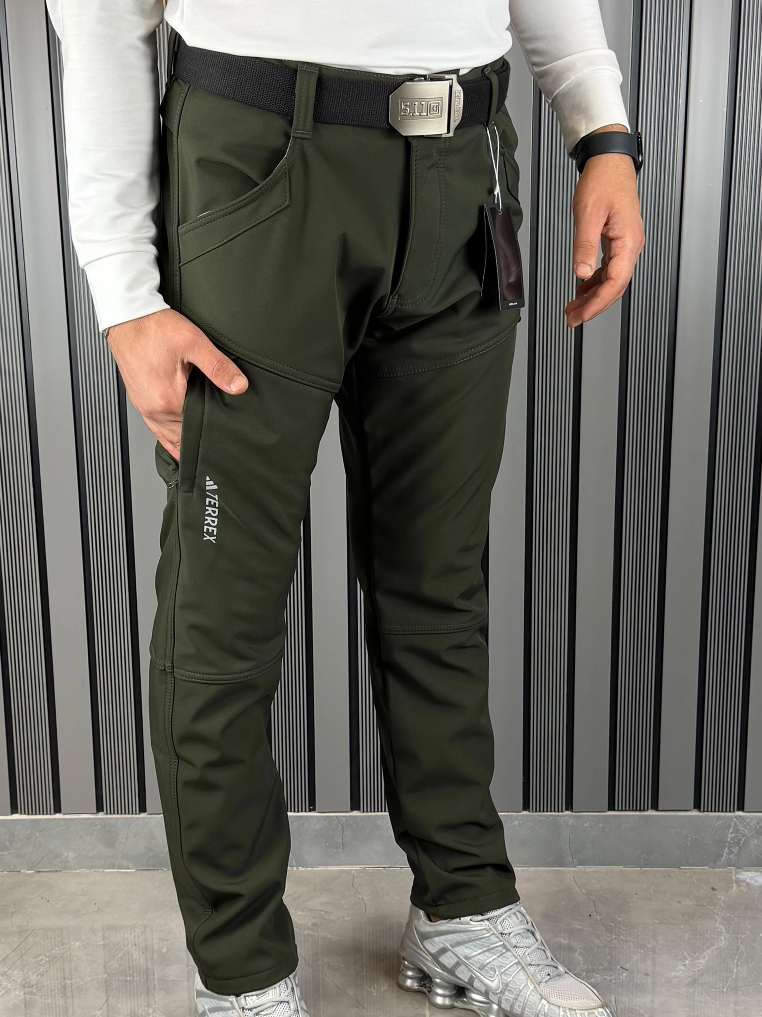 Adidas terrex Outdoor kargocep cargocep içi polar sıvı ve rüzgar geçirmez kışlık pantolon