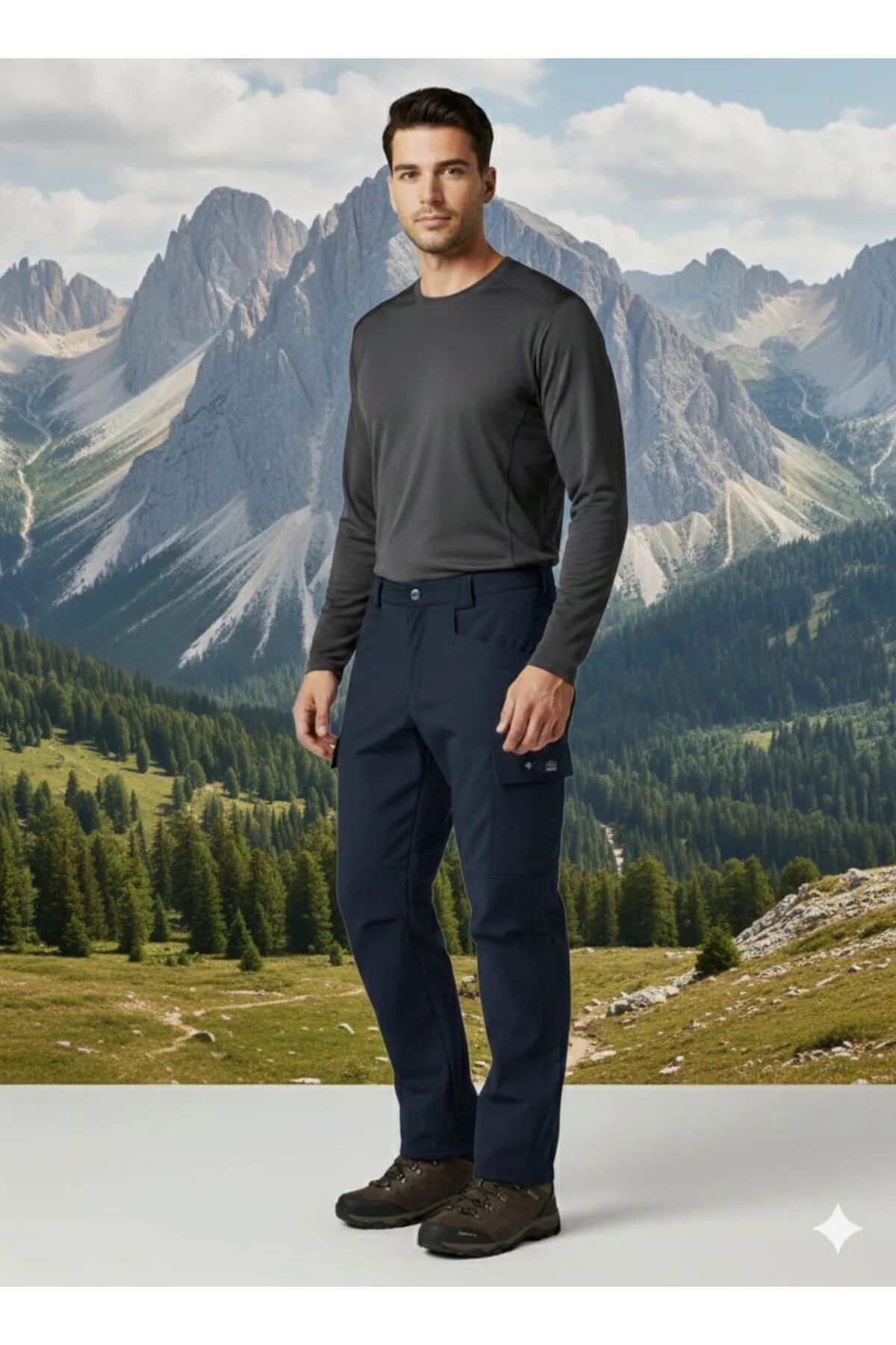 LUMBİA TAKTİKAL OUTDOOR KARGO CEP KIŞLIK PANTOLON- SUYA DAYANIKLI, RÜZGAR GEÇİRMEZ SOFTSHELL PANTOLON