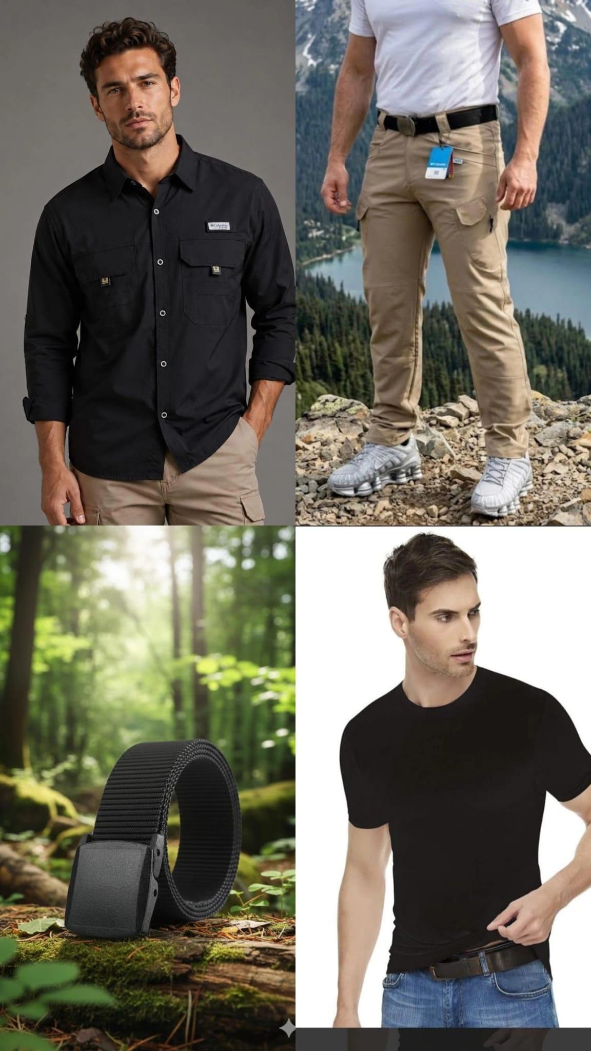 columbia%20taktikal%20kargocep%20outdoor%20gömlek%20pantolon%20kemer%20tişört%20takım