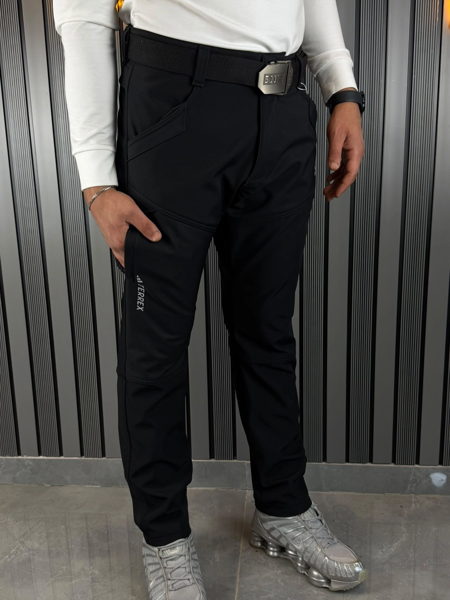 Adidas terrex Outdoor kargocep cargocep içi polar sıvı ve rüzgar geçirmez kışlık pantolon 