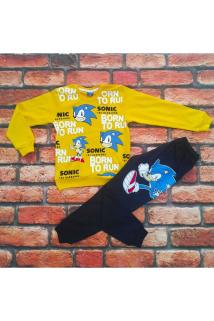 Sonic Unisex The Hedgehod Baskılı Desenli % Çocuk Pamuklu Pijama Takımı
