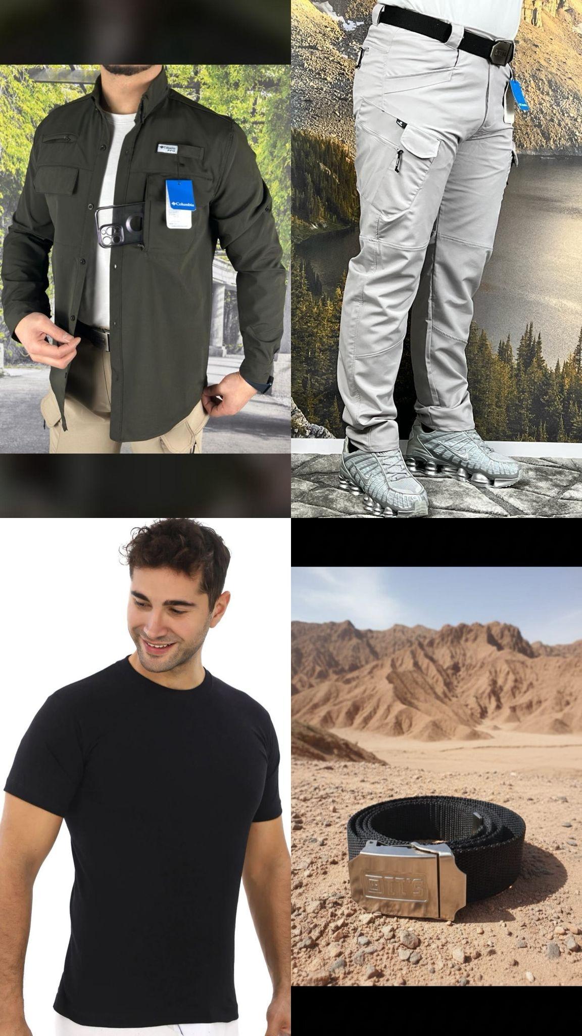 columbia%20taktikal%20kargocep%20outdoor%20gömlek%20pantolon%20kemer%20tişört%20takım%20