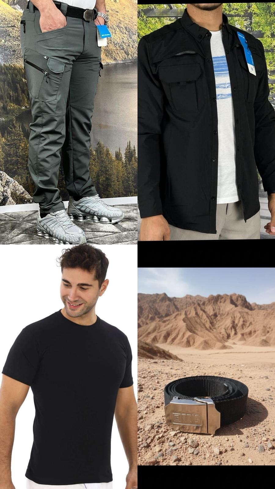 columbia%20taktikal%20kargocep%20outdoor%20pantolon%20gömlek%20kemer%20tişört%20takım%20
