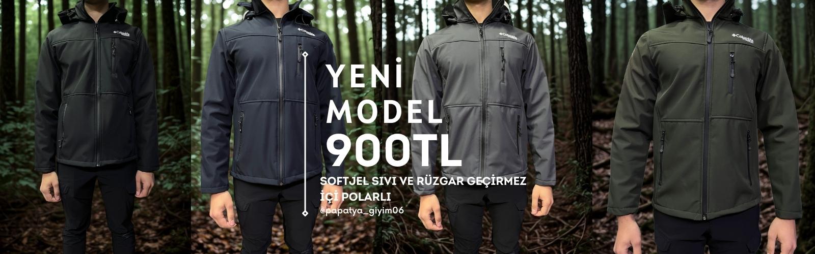 Erkek Giyim  mont  içi kürklü sıvı geçirmez mont